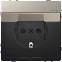 Merten MEG2314-6050 Wandcontactdoos System Design Nikkel 1 stuk(s)