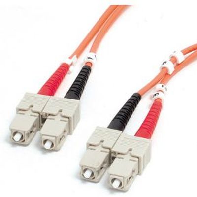 StarTech.com 1m Multimode Duplex Fiber Optic Cable SC-SC