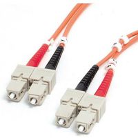 StarTech.com 1m Multimode Duplex Fiber Optic Cable SC-SC