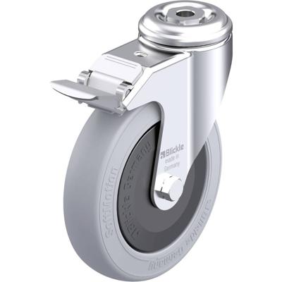 Blickle LKRA-POES 127KF-11-FI-SG Apparaatzwenkwiel Wieldiameter: 125 mm Draagvermogen (max.): 120 kg 1 stuk(s)