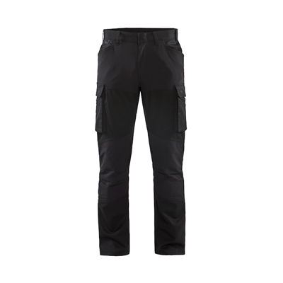 Blåkläder Service werkbroek stretch 14571830 | Zwart | Maat 58 - 7330509717783