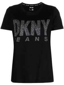 DKNY t-shirt à détail de clous - Noir