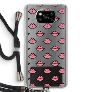 Lipjes: Xiaomi Poco X3 NFC Transparant Hoesje met koord