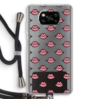 Lipjes: Xiaomi Poco X3 NFC Transparant Hoesje met koord