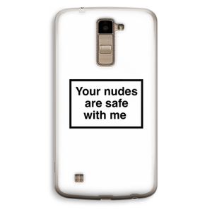 Safe with me: LG K10 (2016) Transparant Hoesje