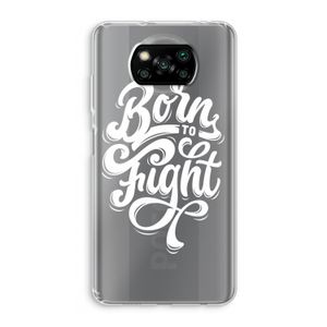 Born to Fight: Xiaomi Poco X3 NFC Transparant Hoesje