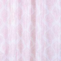 Differnz Boho douchegordijn 100% polyester - verzwaarde onderzoom - 180 x 200 cm - pink