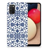 Samsung Galaxy A02s | TPU Case | Flower Blue