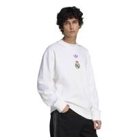 adidas Real Madrid Lifestyler Crew Sweater Wit Paars