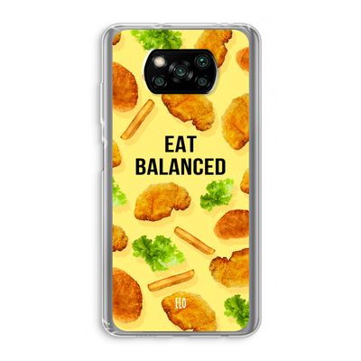Eat Balanced: Xiaomi Poco X3 NFC Transparant Hoesje