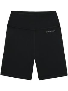 Sporty & Rich short N.03 à logo imprimé - Noir