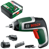 Bosch Groen IXO 7 Accu Schroevendraaier | 3,6 V | 2,0 Ah | 5,5 Nm | incl. 2 adapters + 10-delige bitset | In opbergbox 06039E0001