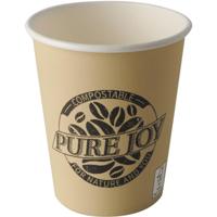 Beker uit karton (pure joy), 200 ml, diameter 80 mm, pak van 50 stuks