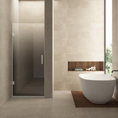 Glas Voor Nisdeur Links Wiesbaden Less 70x200 cm 8 mm Nano Spiegelrook- naar Helder Glas