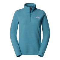 The North Face 100 Glacier 1/4 Zip Fleece Dames Algae Blue L