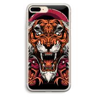 Tiger and Rattlesnakes: iPhone 7 Plus Transparant Hoesje - thumbnail