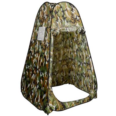 Pop-Up Douchetent Draagbare Kampeertent voor Aankleden Toilet Kleedkamer Buiten Onderdak Privé 120 x 120 x 190 cm Camouflage/Groen