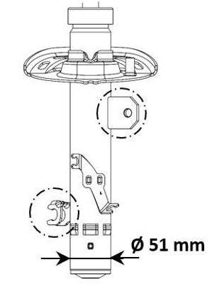 Schokdemper 3338005