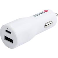 Skross Dual Car Charger 20W PD dual Car Charger 20 W PD Stroombelasting (max.): 3.00 A 12 V naar 5 V, 12/24 V, 24 V naar 5 V