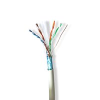 Nedis Netwerk Kabel Rol | CAT6 | Stranded | F/UTP | Koper | 305.0 m | Binnenshuis | Rond | LSZH | Grijs | Gift Box - CCBG8526GY305 - thumbnail