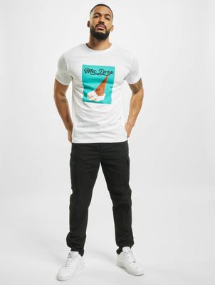 Mister Tee / t-shirt Mic Drop in wit