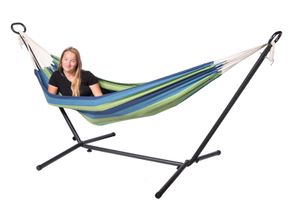 'Pine' Single Eénpersoons Hangmatset - 120 kg - Groen - 123 Hammock