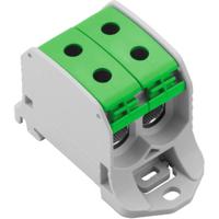 Weidmüller 2502600000 Doorgangsklem 35.60 mm Schroeven Grijs, Groen 1 stuk(s)