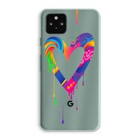 Melts My Heart: Google Pixel 5a 5G Transparant Hoesje
