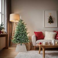 Kerstboomkraag Wit 60 x 60 x 28 cm Waterhyacint Kerstboomkraag Wit 60 x 60 x 28 cm Waterhyacint