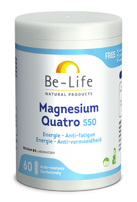 Be-Life Magnesium Quatro 550 Capsules