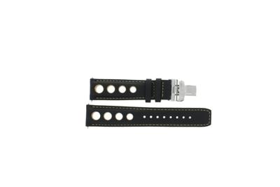 Horlogeband Tissot T91142851A / T91142781A / PRS 516 / T600013244 Leder Zwart 20mm