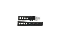 Horlogeband Tissot T91142851A / T91142781A / PRS 516 / T600013244 Leder Zwart 20mm