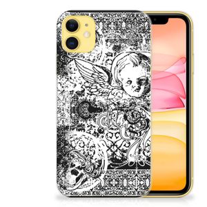 Silicone Back Case Apple iPhone 11 Skulls Angel