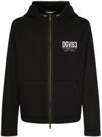 Dolce & Gabbana DGVIB3 logo-print hooded jacket - Noir - thumbnail