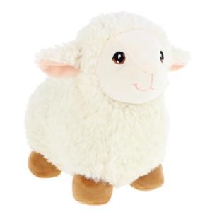 Keel Toys pluche schaap/lammetje knuffeldier - wit - lopend - 25 cm