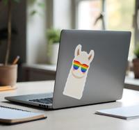Lgtb lama laptop sticker