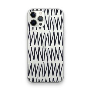 Marrakech Zigzag: iPhone 12 Pro Max Transparant Hoesje