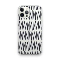 Marrakech Zigzag: iPhone 12 Pro Max Transparant Hoesje