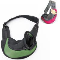 Hond en kat Sling vervoerder handen gratis omkeerbare Pet papoose tas grootte: Large (groen)