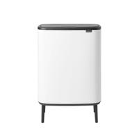 Brabantia Bo Touch Bin Hi Afvalemmer - 60 liter - kunststof binnenemmer - wit 130205