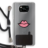 Kusje: Xiaomi Poco X3 Pro Transparant Hoesje met koord