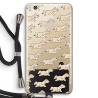 Ponys: Huawei Ascend P8 Lite (2017) Transparant Hoesje met koord