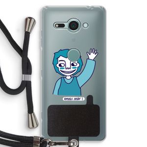 Zwaai: Sony Xperia XZ2 Compact Transparant Hoesje met koord