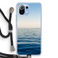 Water horizon: Xiaomi Mi 11 Lite Transparant Hoesje met koord Water horizon: Xiaomi Mi 11 Lite Transparant Hoesje met koord