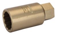 Bahco Bougiedop 1/2" zeskant | vonkvrij | aluminium brons | 26 mm - NS247-26