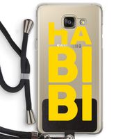 Habibi Blue: Samsung Galaxy A5 (2016) Transparant Hoesje met koord