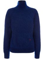 Victoria Beckham pull à col montant - Bleu