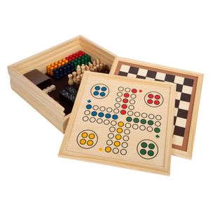 Small Foot houten spellen 7 klassiekers in opbergkist