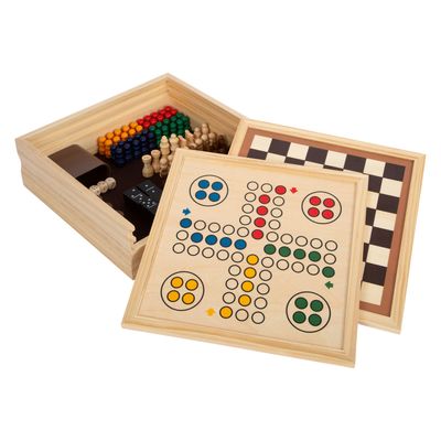 Small Foot houten spellen 7 klassiekers in opbergkist