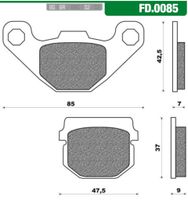 Newfren remblokset fd0085 buxy-rs / squab
